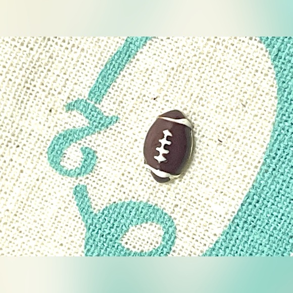 Origami Owl Living Lockets HTF Retired Football Floating Charm - Picture 1 of 2